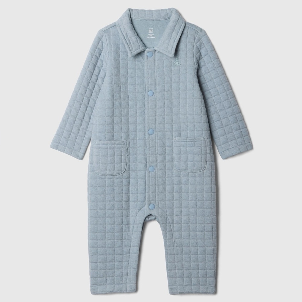 Baby GAP Quilted Blue Kids One Piece